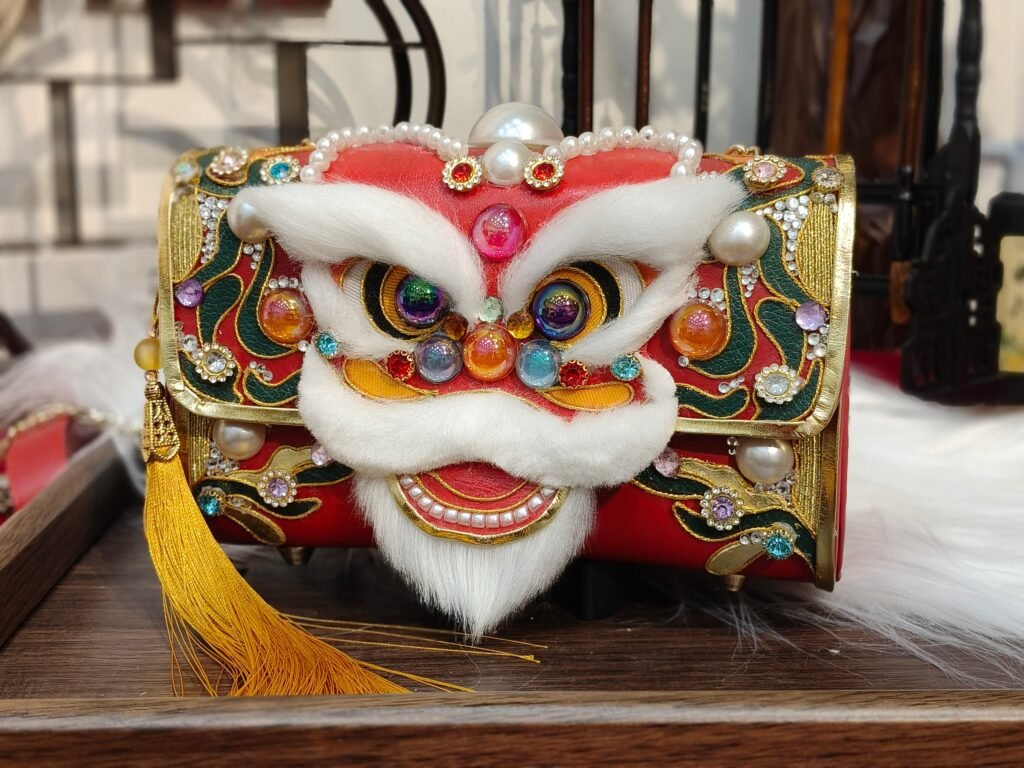 Lion Dance Statement Handbag – Symbol of Luck & Celebration